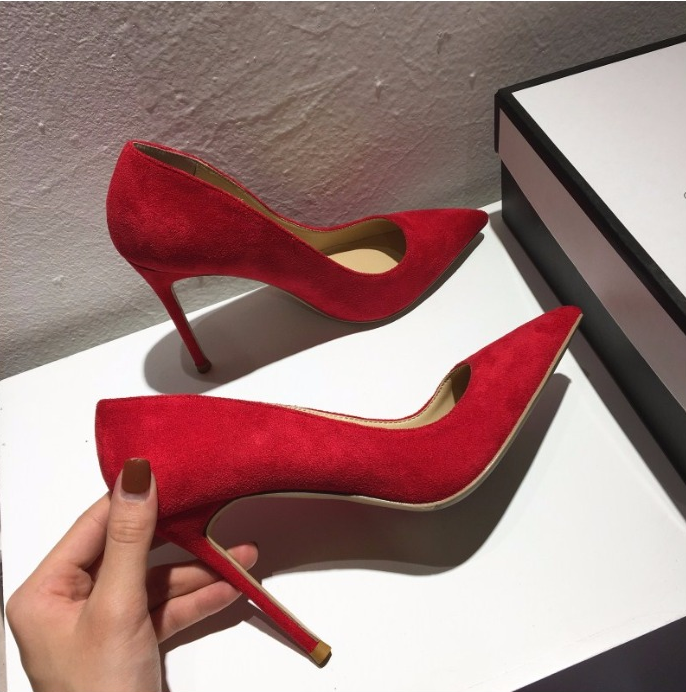 Red stilettos only★