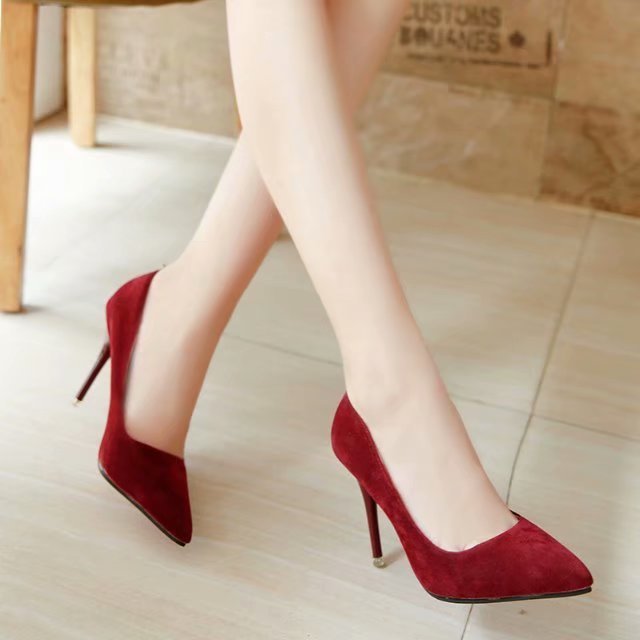 Red stilettos only★