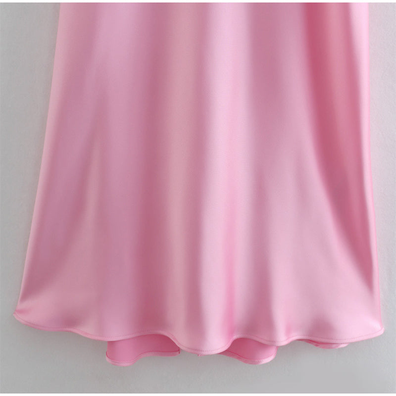 Pillow princes Satin Long Dress ★