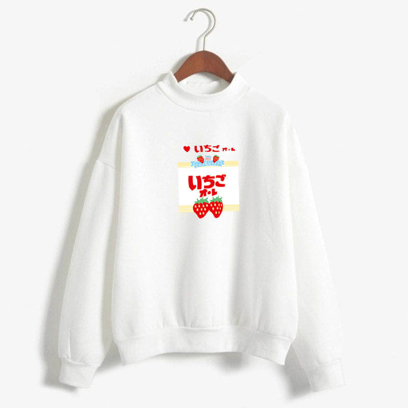 Strawberry Milk Kawaii Long Sleeve Sweatshirt★