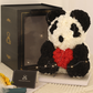 Valentine's Day Gift Rose Bear Eternal Flower Rose Teddy Bear PE Foam Bear 25cm Valentines Day