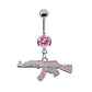 Suit Belly Ring Dragonfly Butterfly