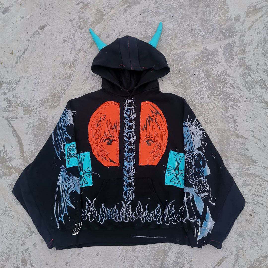 Graphic zip ups★